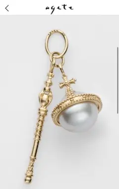 K10パールチャーム《アガット35周年》限定品　ネックレス