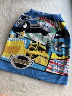 働く車デザインラップタオル