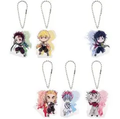 一番くじ　鬼滅の刃　G賞 きゅんキャラアクリルチャーム　6種セット