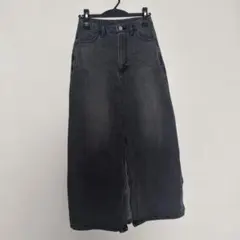 GRL Aラインデニムスカート qu132