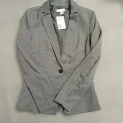 ハ*ル様 【超SALE】H&M グレー テーラードジャケット 1つボタンのサムネイル