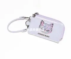 ANNA SUI 猫の顔　アナスイミニ　パスケース　定期入れ　小銭入れ