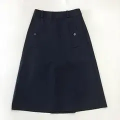 【Lサイズ程度】マーガレットハウエル ウール コットン ツイル スカート