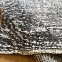 111×182 グレイワンカラーラグ　擦れシャビーシック　トルコヴィンテージラグ