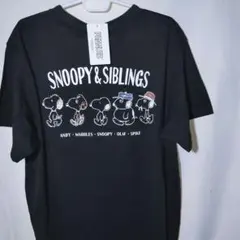 新品 Tシャツ XL スヌーピーと兄弟たち ピーナッツ バックプリント 半袖