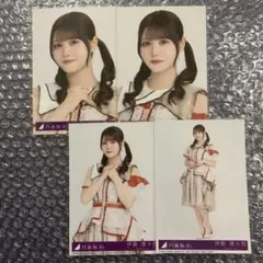 乃木阪46 ビリヤニ 生写真 コンプ 4枚 伊藤理々杏