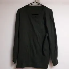 ユニクロHEATTECH EXTRA WARM XL 長袖シャツ　ダークグリーン