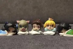 鬼滅の刃 おねむたん 陸ノ型 コンプリート　冨岡義勇　フィギュア　ガチャガチャ