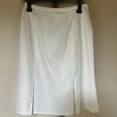 ブリジット　スカート　スリット入り　ホワイト