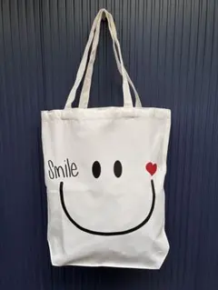 キャンバス トートバッグ スマイル(まとめ買い不可です)のサムネイル