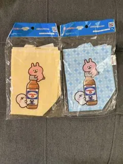 カナヘイの小動物ピスケ&うさぎ×リポビタンファイン　ランチトートバッグ　ポーチ