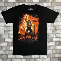 ストレンジャーシングス Eddie TシャツS HELLFIRE CLUB