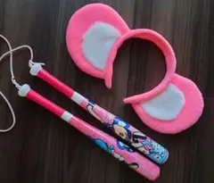 中日ドラゴンズ 応援グッズ ドアラ カチューシャ 応援バッド ピンク