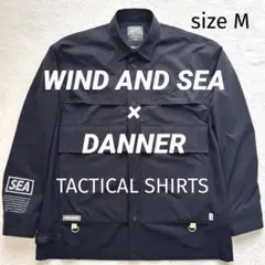 【コラボ品】WIND AND SEA × DANNER ウィンダシー　黒 シャツ