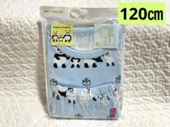 新品　ユニクロ　ドライパジャマ(半袖) パンダ銭湯　絵本　上下セット　120㎝