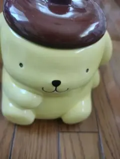 【超レア】ポムポムプリン 陶器製 キャニスター 小物入れ　★超美品★ 15✖️18 超レア】ポムポムプリン 陶器製 キャニスター 小物入れ ☆超美品☆ 15
