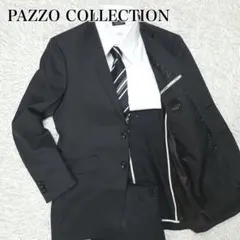 PAZZO メンズ ストライプ スーツ セットアップ ブラック A5 - メルカリ