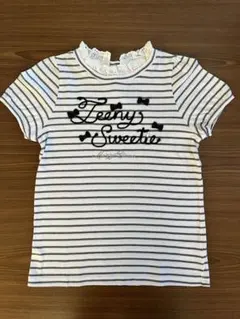 mezzo piano junior ストライプ Tシャツ