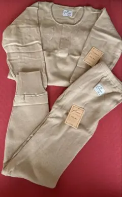 日本製カシミヤ混 肌着 上下セット アンダーウェア MA 未使用