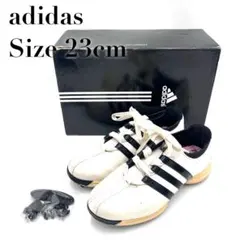 【良品】adidas アディダス ゴルフシューズ サイズ24cm