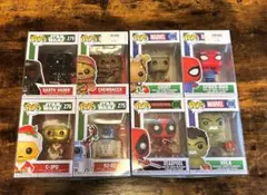 Funko Pop!　スター・ウォーズ＆マーベル　クリスマスデザイン８体のサムネイル