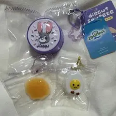 Zootopia ダイカットスクイーズ キーホルダー 3点セット