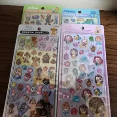 ディズニー ボンボンドロップシール4枚 セット