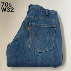 幻級極東】70s リーバイス 518 別珍 30 白タブ ビッグE 42タロン 