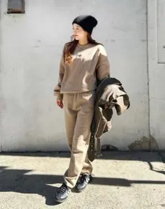 SeaRoomlynn Sweatlikeリラックステーパード