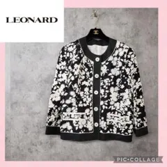 LEONARD レオナール ノーカラージャケット レディース 柄のサムネイル
