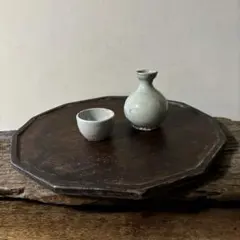 民芸陶器　徳利花入　出石窯　古道具　アンティーク酒器　花器　李朝　黒高麗　古民芸 黒高麗徳利（花生） | 東洋陶磁 | 冨江洗心堂オンラインショップ