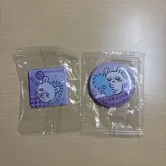 ちいかわ×くら寿司　マグネット＆缶バッジセット　モモンガ