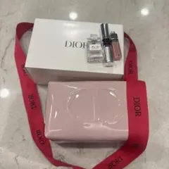 Dior ピンク ポーチ ノベルティ　オファー