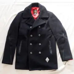 【極美品】SCHOTT × CRIMIE 別注 Pコート レザーパイピング 楽天市場】ショット Schott ピーコート レザーパイピング 740C