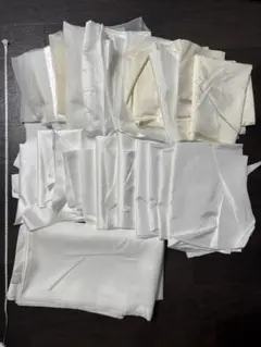 【大量】ホワイト系 生地 布地 まとめ売り ハンドメイド資材