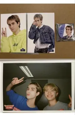 EBiDANミュージアム　ポスカ　缶バッジ　ダンエビ　生写真