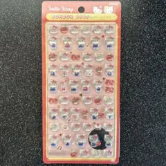 【店舗購入】　ボンボンドロップシール　サンリオ　mini ハローキティ　赤