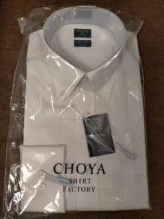 新品未使用CHOYA SHIRT FACTORY 長袖シャツ ホワイト系