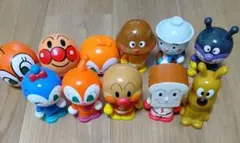 アンパンマン ソフビ8体セット ピープー人形 ミニボール3個付き ★送料無料★