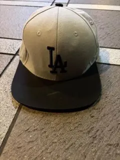 New Era LA ドジャース キャップ グレー ブラック