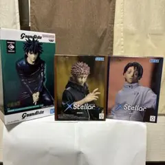 呪術廻戦　乙骨憂太　虎杖悠仁　伏黒恵　フィギュ　3体セット