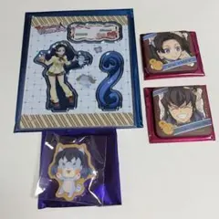 鬼滅の刃 伊之助＆アオイ　バレンタイン　アクリルスタンド＆ギフト缶バッジとう4点