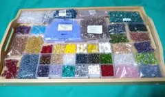 大量 チェコビーズケース付き＆詰め合わせ ⑯