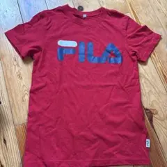 FILA レッド 半袖 Tシャツ ロゴプリントのサムネイル