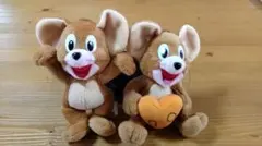トムとジェリー ジェリー ぬいぐるみ 2体セット　　 レトロ