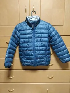 ダークブルー 中綿コート 140サイズ