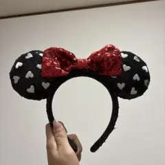 ミニーちゃん スパンコール カチューシャ