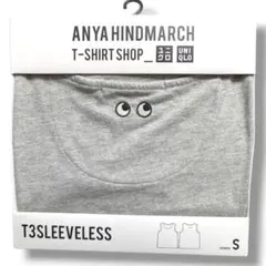 UNIQLO×ANYA HINDMARCH レディース タンクトップ グレー Sのサムネイル