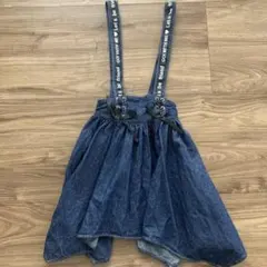 デニム ジャンバースカート 140サイズ