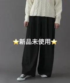 タックワイド ワイドパンツ